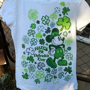 St. Patrick's Day Mickey tee